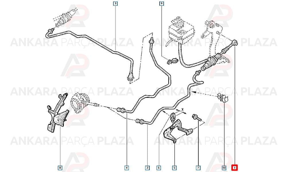 Debriyaj Üst Merkezi Renault Master 2.5Dci