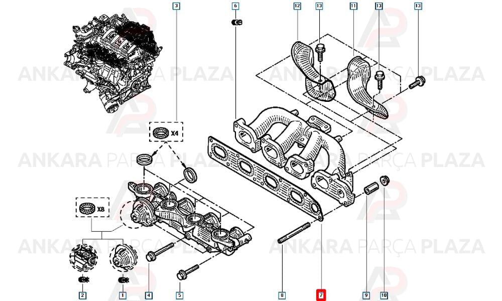 Egsoz Manifold Contasi Master Laguna Espace 2.2Dci 2.5Dci G9U