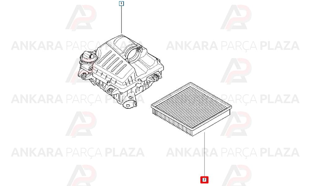 Hava Filtresi Trafic 2 2,0 Dcı R9M