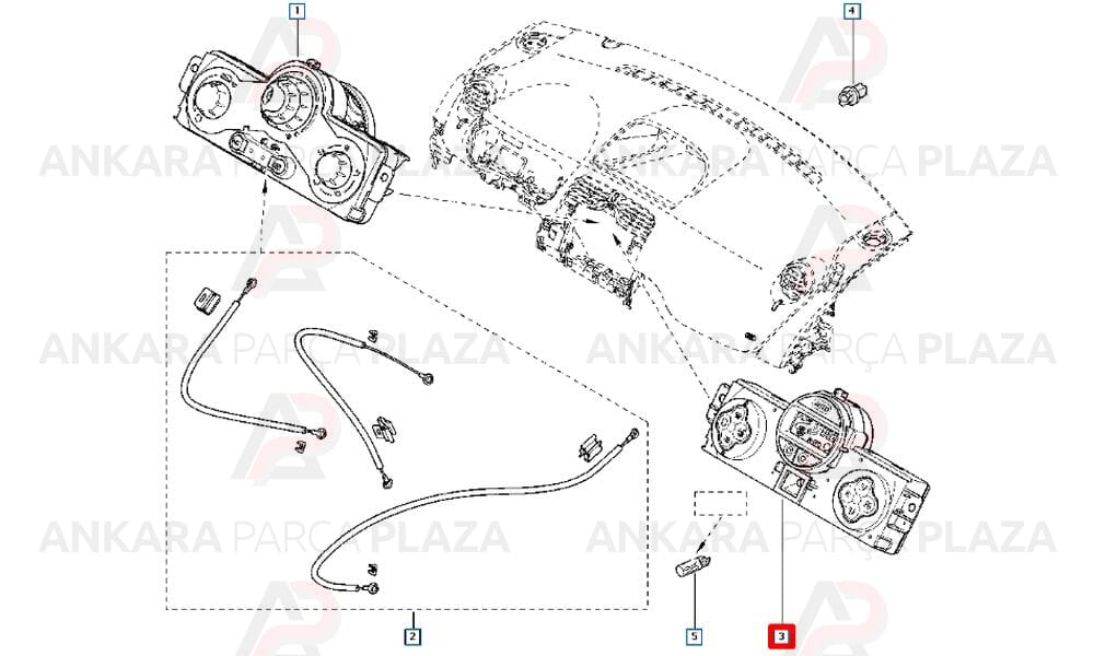 Kalorifer Kumanda Paneli Megane 2 Regule 8200520205
