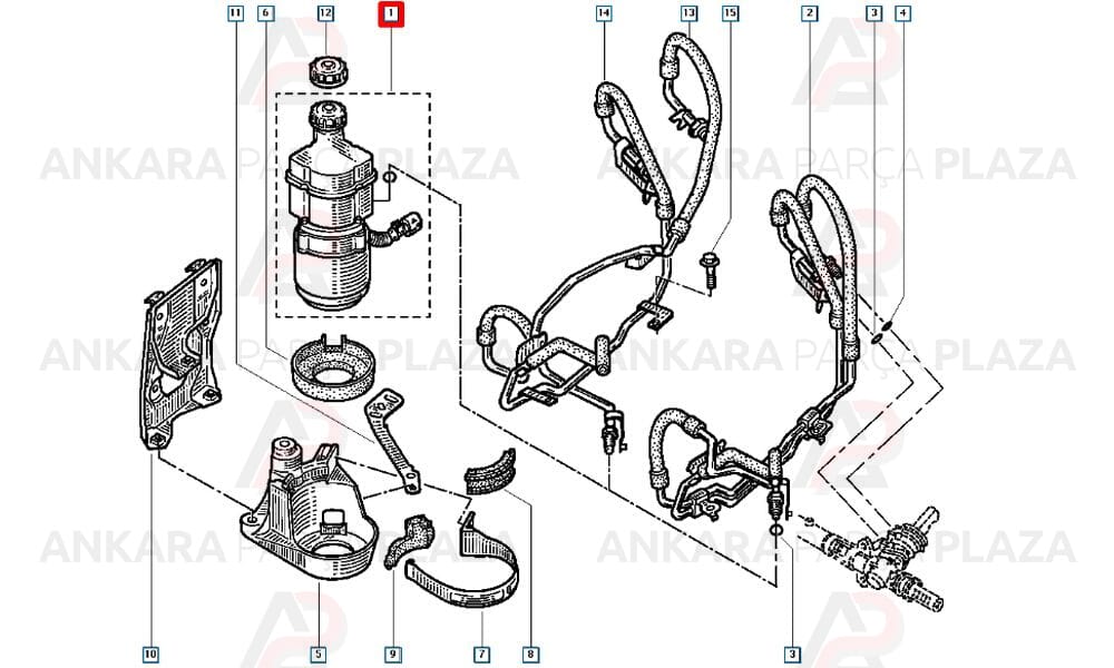 Direksiyon Pompası Clio Symbol 2009-20012 Elektrikli