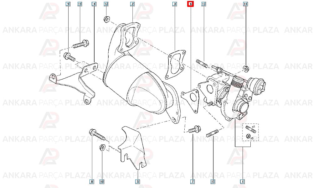 Captur, Clio, Dokker 1.5Dcı Turbo Hortumu O-Ring Contası Mtj