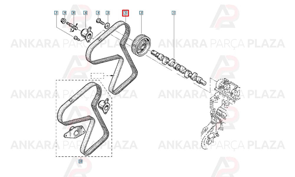 Express Megane Laguna 1.9 8V Td Triger Kayışı 153X260 Gates