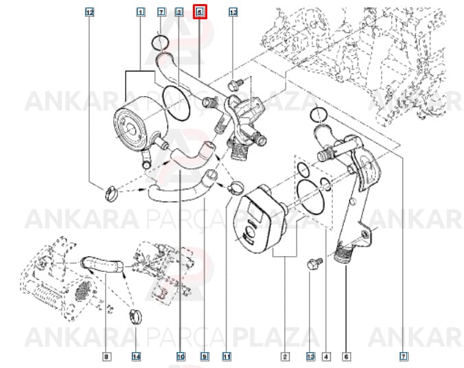 Devirdaim Borusu Clio Kangoo 1.5Dcı