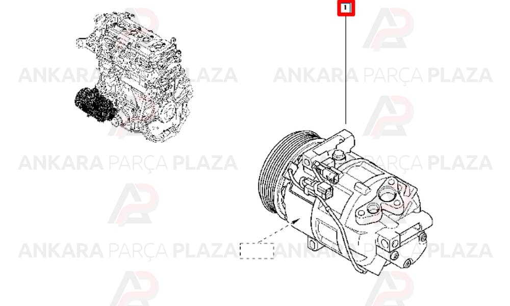 Klima Kompresörü Laguna 3 2.0 Dci 8200561276