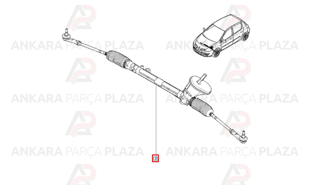 Direksiyon Kutusu Elektrikli Clio 3 Modüs 3 Nıssan Sac Jant