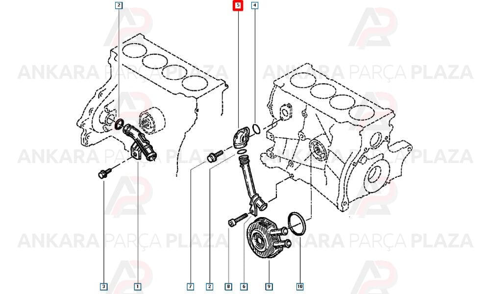 Soğutma Borusu Megane Laguna 1.9 F9Q
