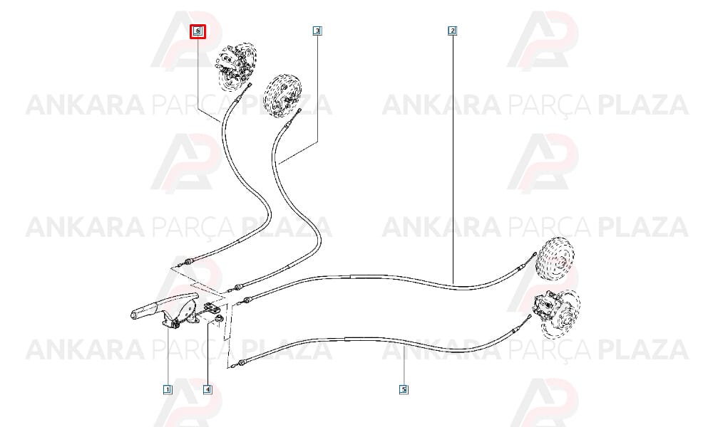 Renault Clio 3 1.2 2.0 16V 07 El Fren Teli Sağ Disk Cavo