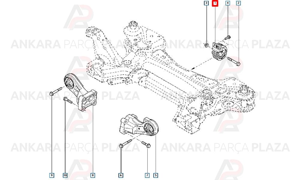 Motor Takozu Master 3 2,3Dcı