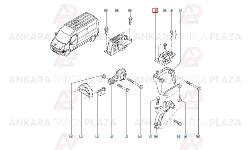 Motor Takozu Sol Master 3 2,3Dcı 2011 >