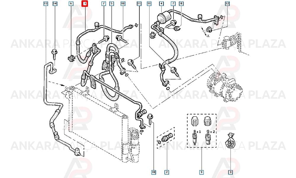 Klima Hortumu Lb23 Clio Symbol Thalia 8200683734