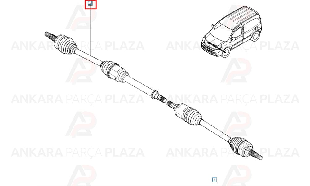 Kangoo 3 Ön Aks Komple Sağ Formpart