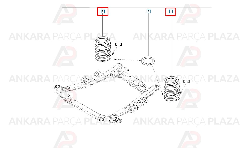 Helezon Yayı Ön Dacia Sandero Stepway