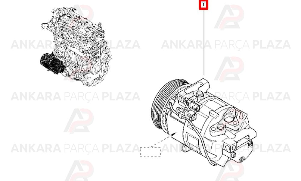 Klima Kompresörü Renault Laguna 3 1.5Dcı