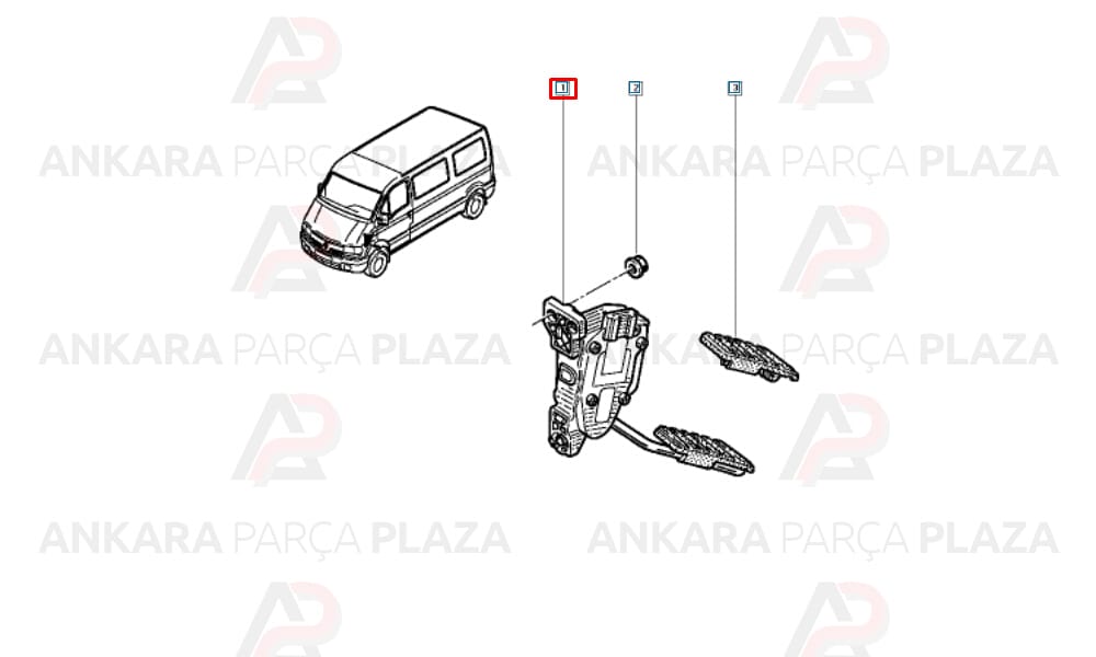 Master 2 Gaz Pedalı 8200724059