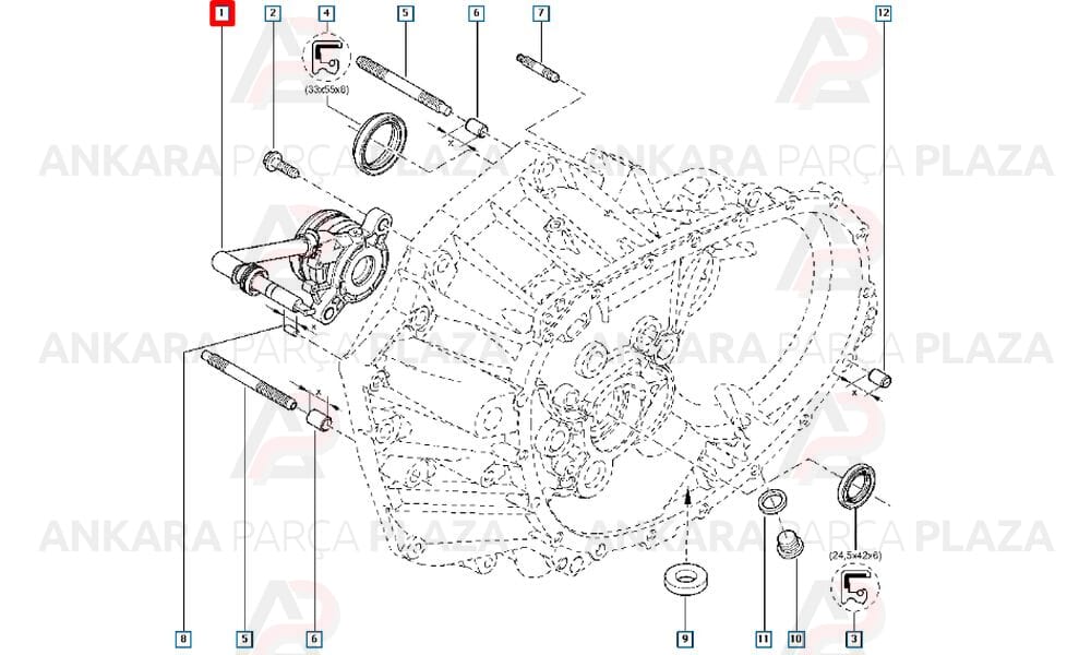 Hidrolik Debriyaj Rulmanı Renault Clio 3 2.0 16V, Duster 1.5 Dci