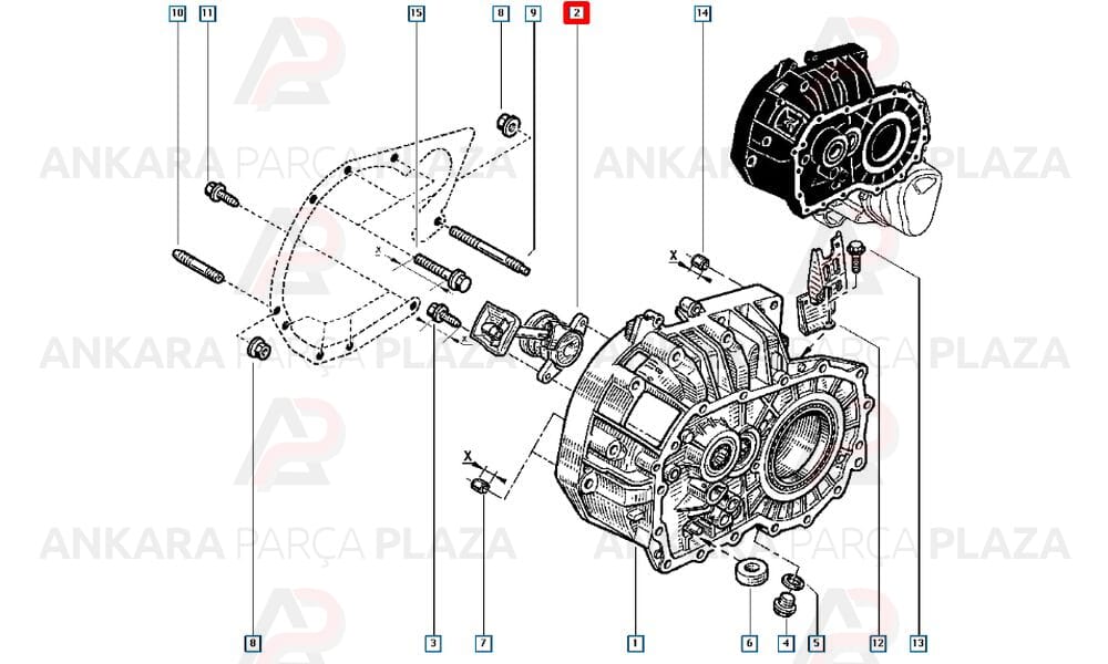 Debriyaj Rulmanı Hidrolik Laguna 2, Megane 2 1.6 16V, Kangoo 1.5Dcı