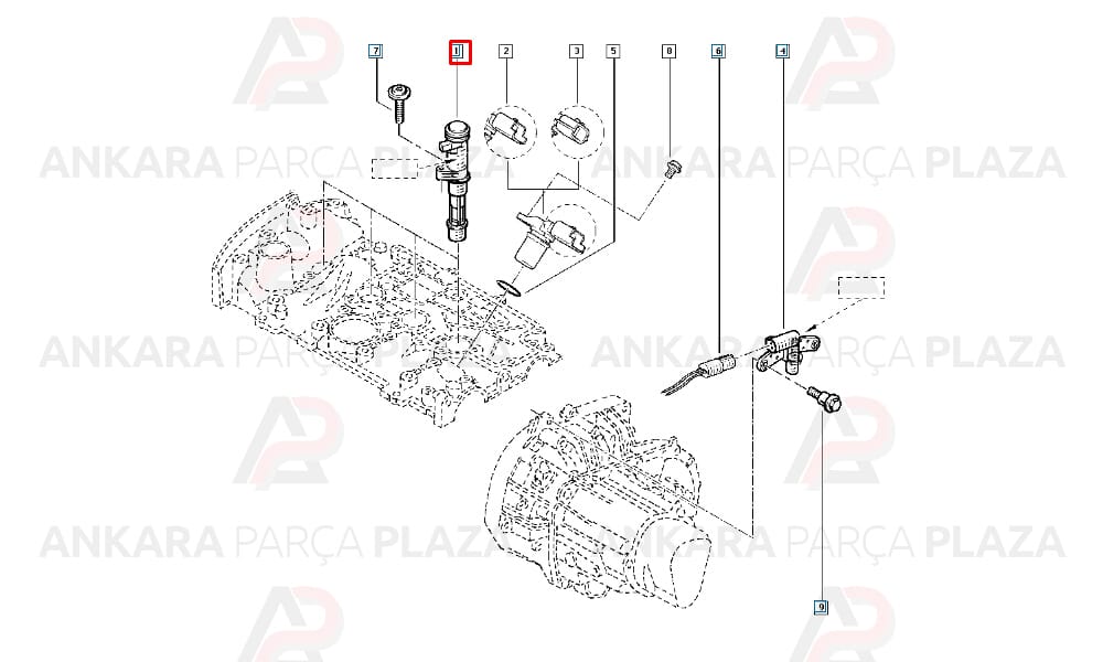 Clio, Megane, Laguna, Fluence 1.4 - 1.6 - 2.0 Ateşleme Bobini Valeo