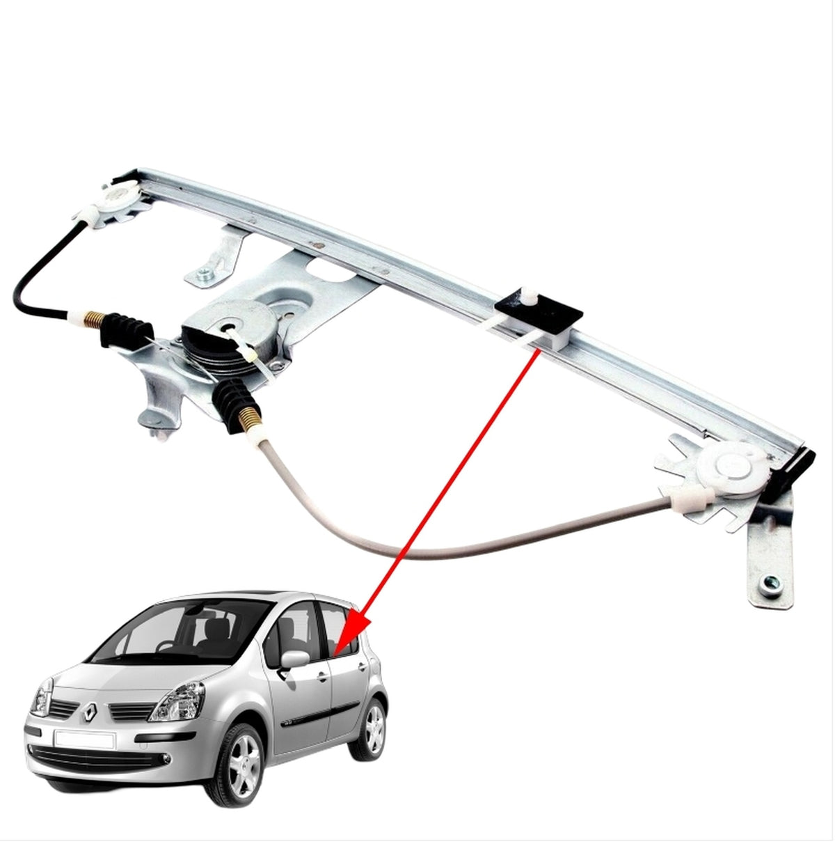 Renault Modus Arka Sol Cam Krikosu Mais 8200801330 - main