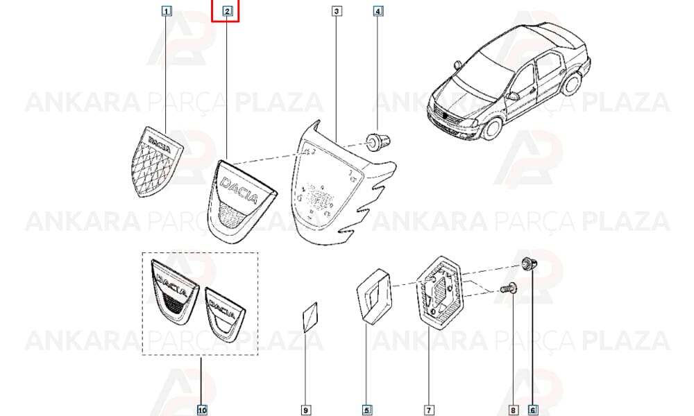 Dacia Duster Panjur Arması Urs