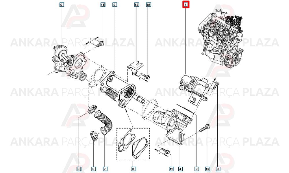 Duster Logan Sandero Lodgy Fluence Latitude Kangoo Egr Valfi Pierburg