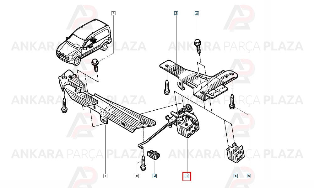 Kangoo 1.5Dcı 2000 - 2007 Fren Limitörü Bosch