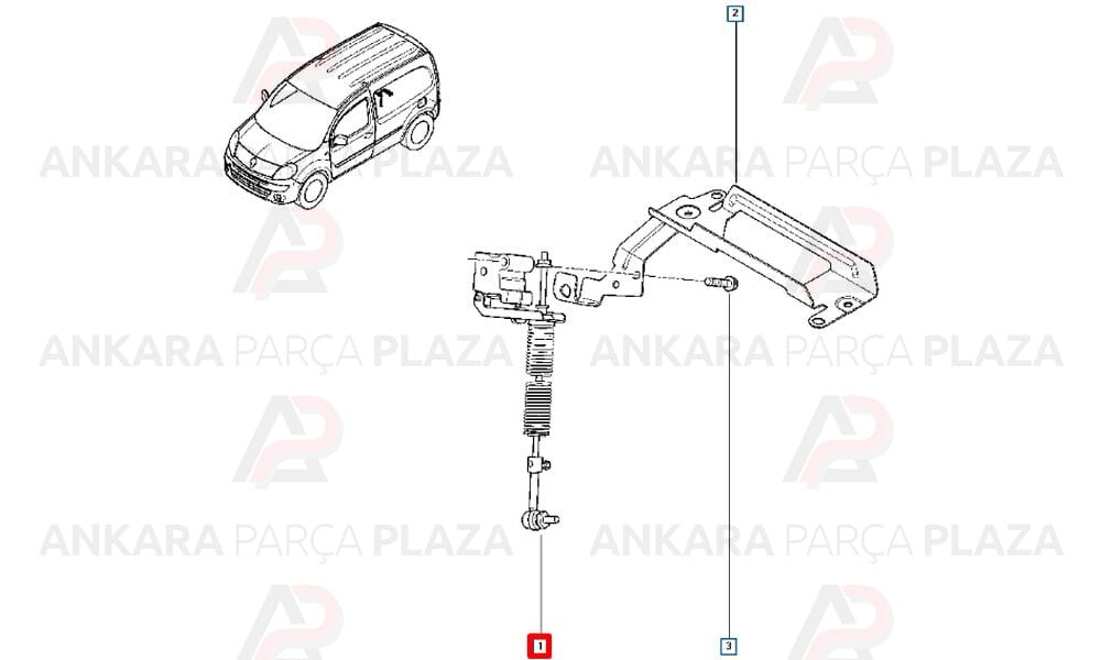 Kangoo 3 Fren Limitörü 8200891051