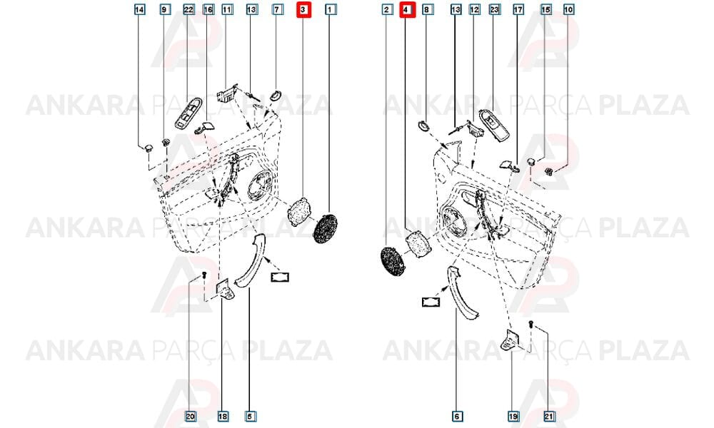Hoparlör Alt Süngeri Duster 8200896001