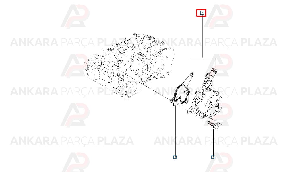 Master 3 Vakum Pompası 8200902378