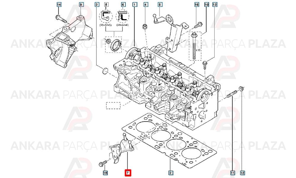 Motor Bağlanti Takozu Braketi Duster Megane Kangoo Kadjar Modüs