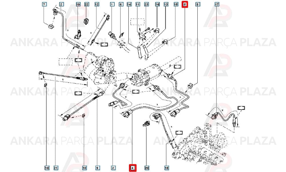 Duster, Sandero Turbo Sıcaklık Sensörü Orijinal 8201028744