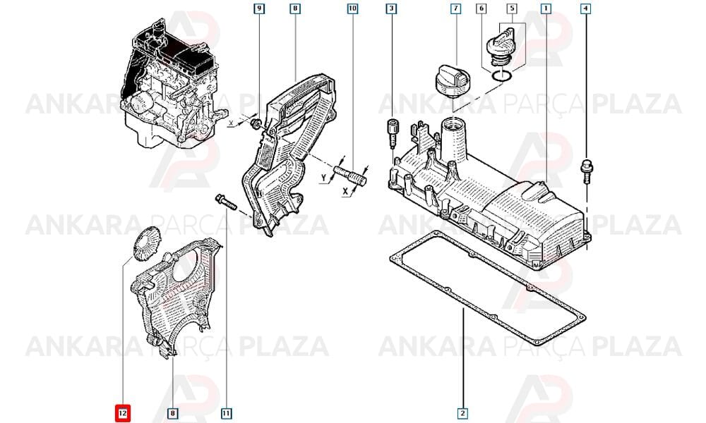 Lodgy Triger Koruma Kapağı Orijinal 8201052009