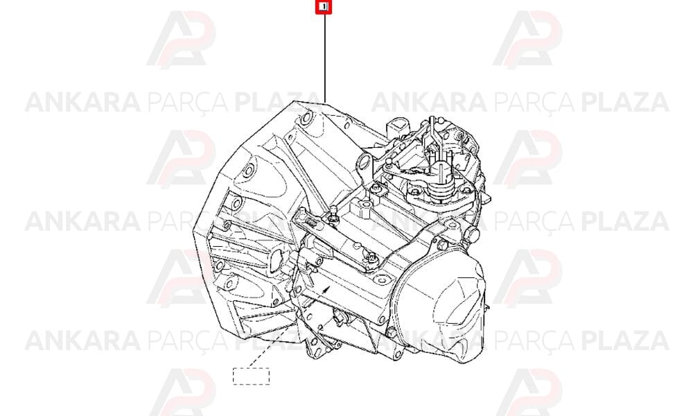 Megane 3 Şanzıman Komple Orijinal 8201148937