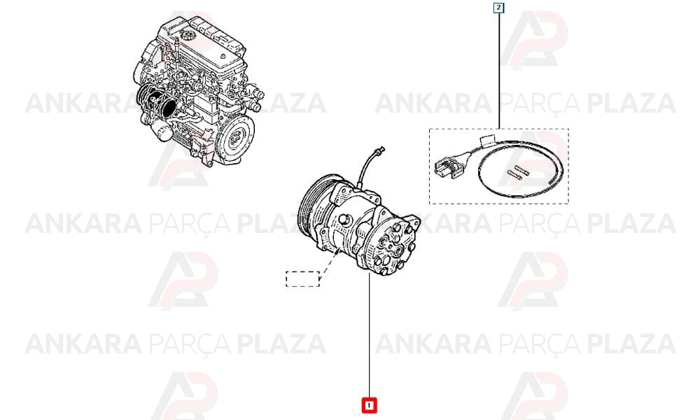 Klima Kompresörü Trafic 2 Master 2 8200979500