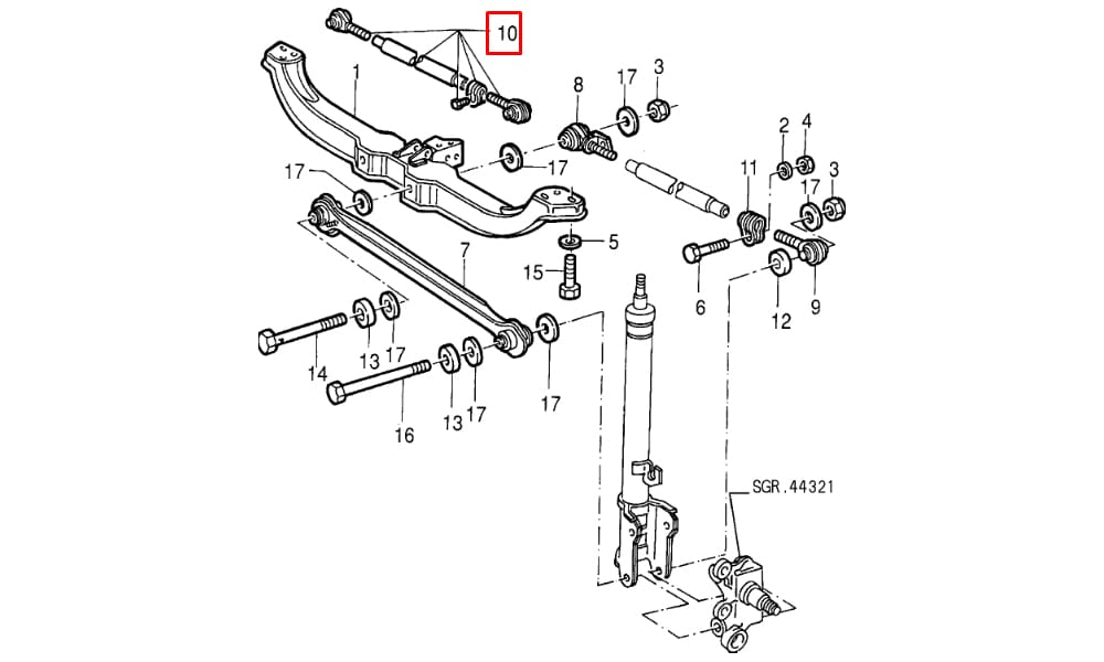 Rot Kolu Sağ Sol Alfa Romeo 164 / 168