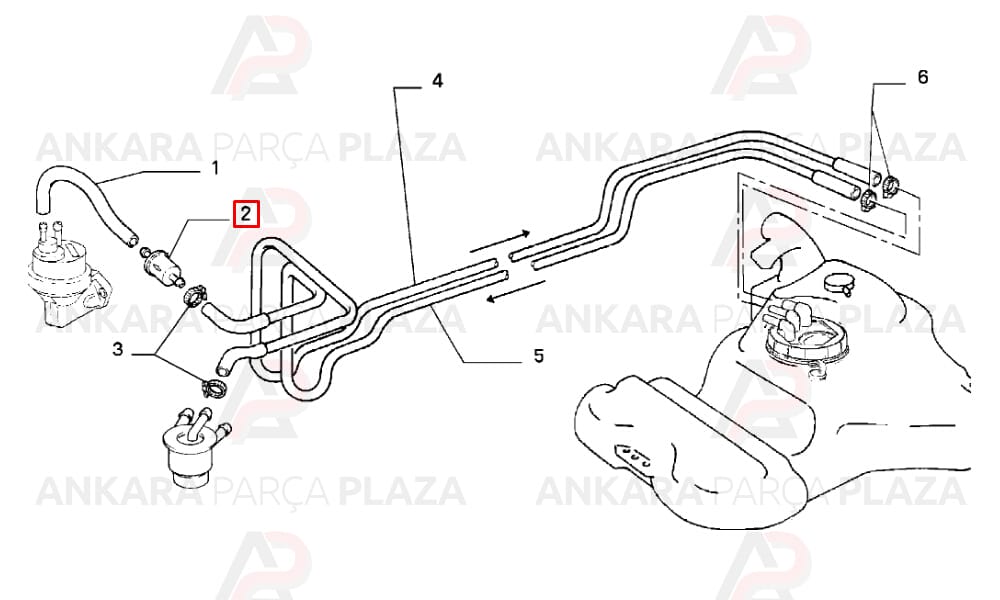 Benzin Filtresi Universal Bosch