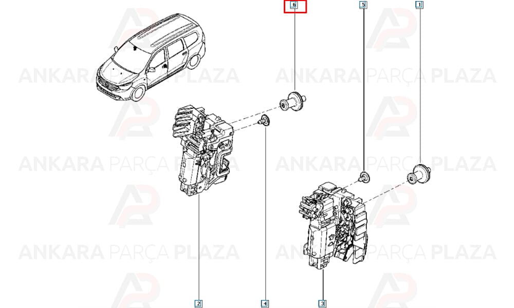 Kapı Kilit Karşılığı Dokker Lodgy