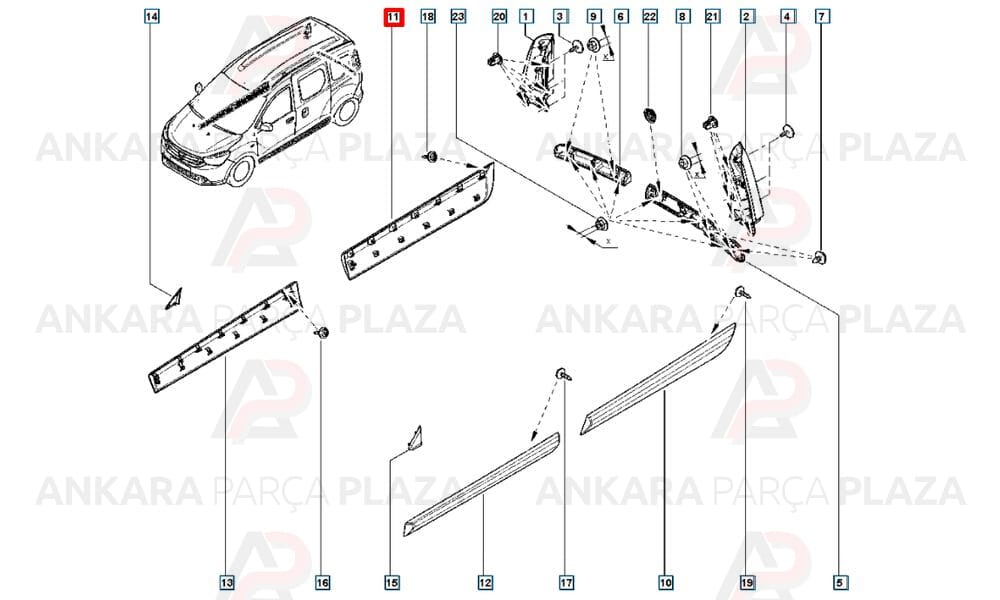 Arka Kapi Çitasi Sağ Dokker
