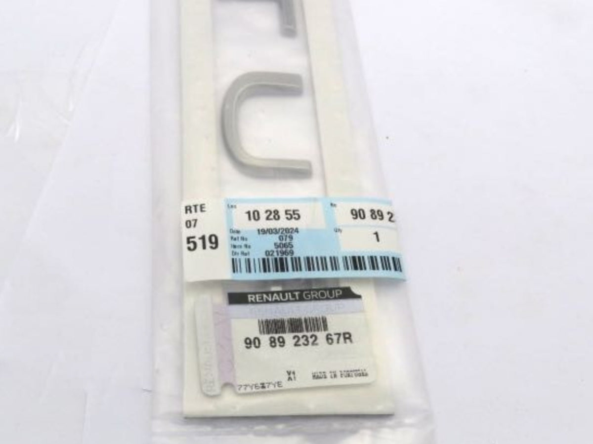 Renault Captur Bagaj Yazısı Monogram Mais 908923267R - main