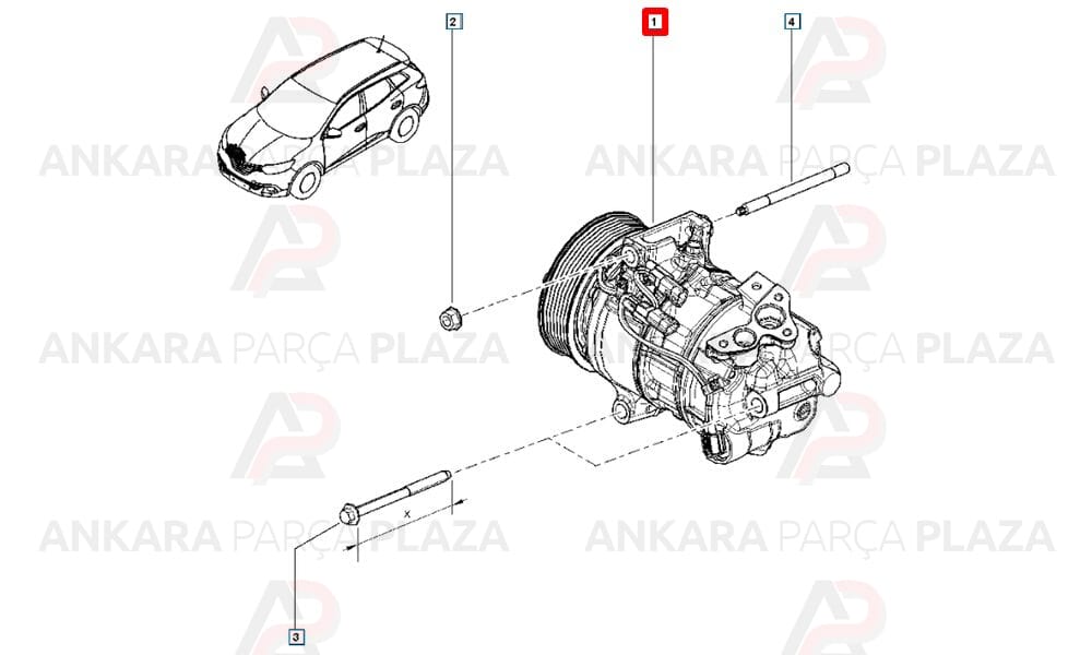 Klima Kompresörü Megane 4 Kadjar