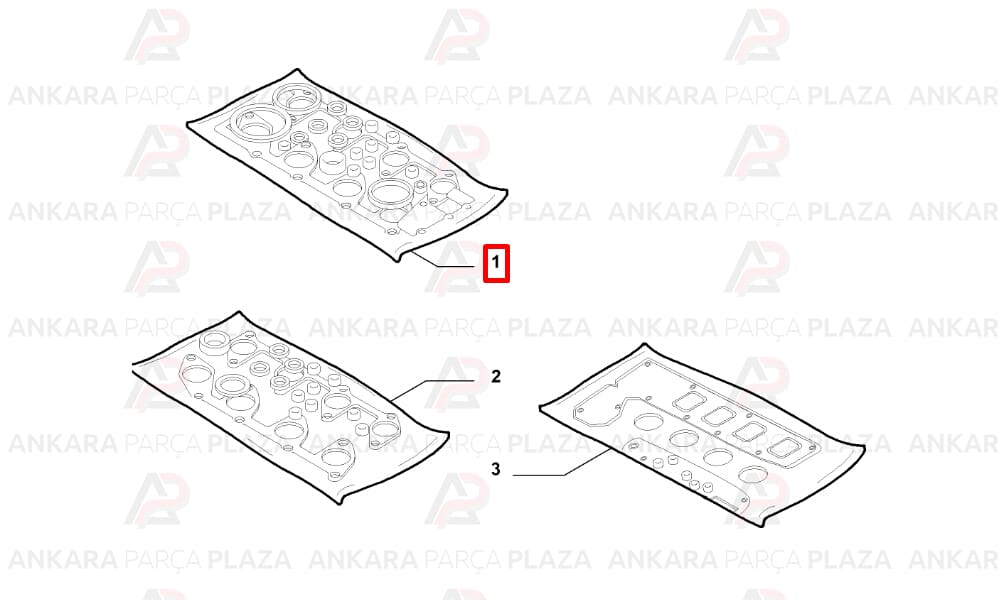 Motor Contası Takım Scudo 1.9 Düz Alt / Üst Full Reinz Keçeli S,K,C Hariç