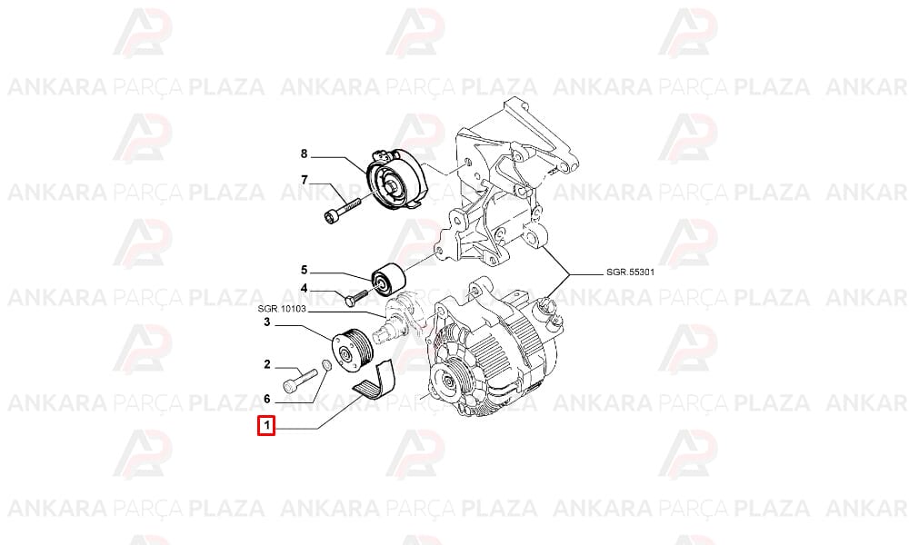 Fiat Scudo Kanallı Kayış 1.9D 6Pk1678 Roadmax