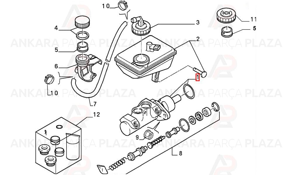 Fiat Scudo Fren Ana Merkezi 1995 - 2004 Cifam