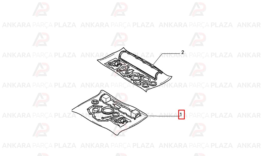 Motor Contası Takım Scudo 1,9 Turbo Xud7 Alt / Üst Full Akt Keçeli S,K,C Hariç