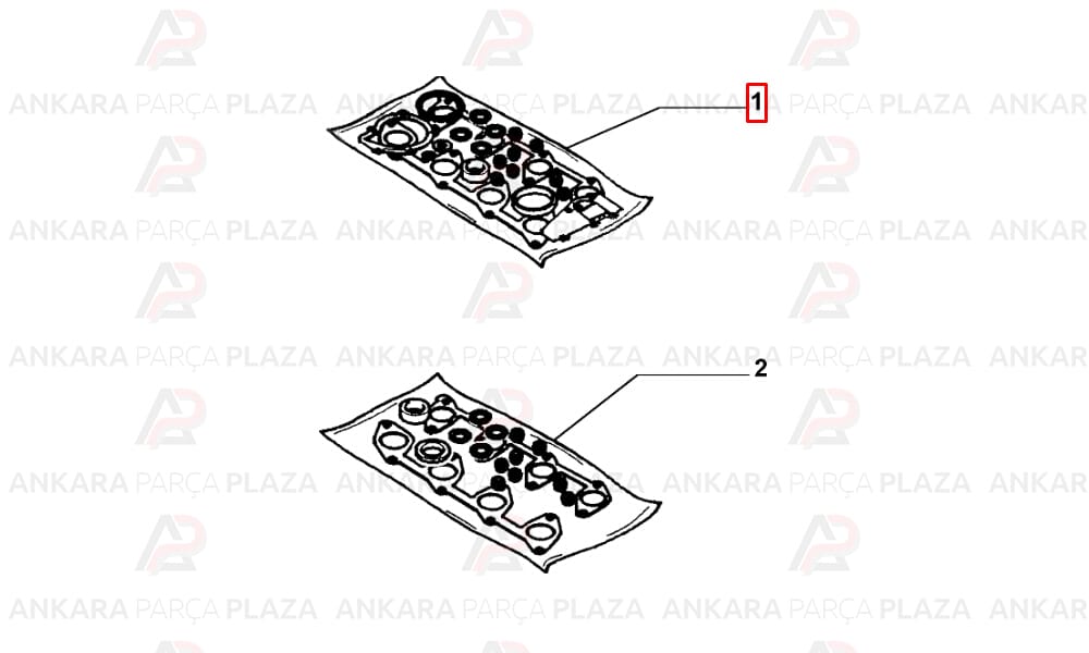 Motor Üst Takım Conta Ducato Scudo 2 Dw10Td 2,0 Hdı 85,00Mm Keçeli Subap Lastikli S,K,C Hariç