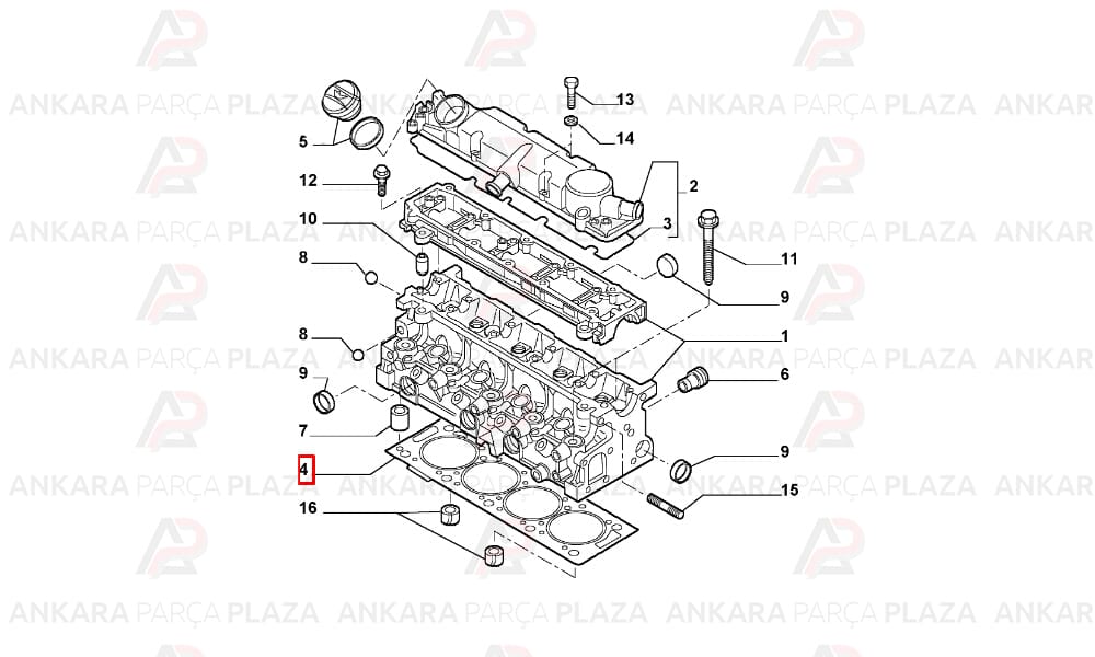 Scudo Ducato 2.0 Jtd Silindir Kapak Contası Victor Reinz