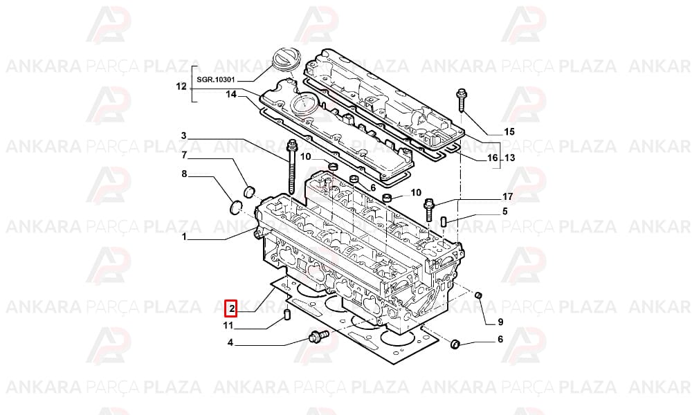 Scudo 2.0 16V Silindir Kapak Contası Victor Reinz