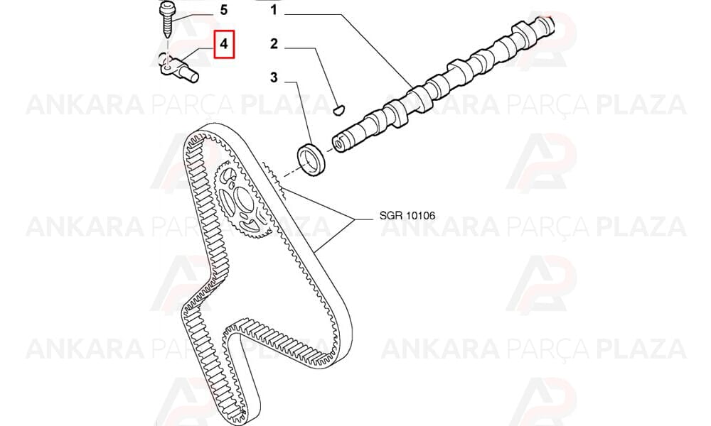 Scudo 2000 > 2.0Hdı 8V Eksantrik Mili Sensörü