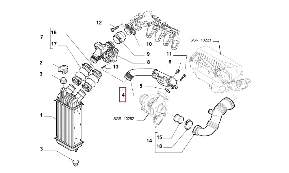 Scudo 1.6 Multijet Turbo Borusu Ucpa