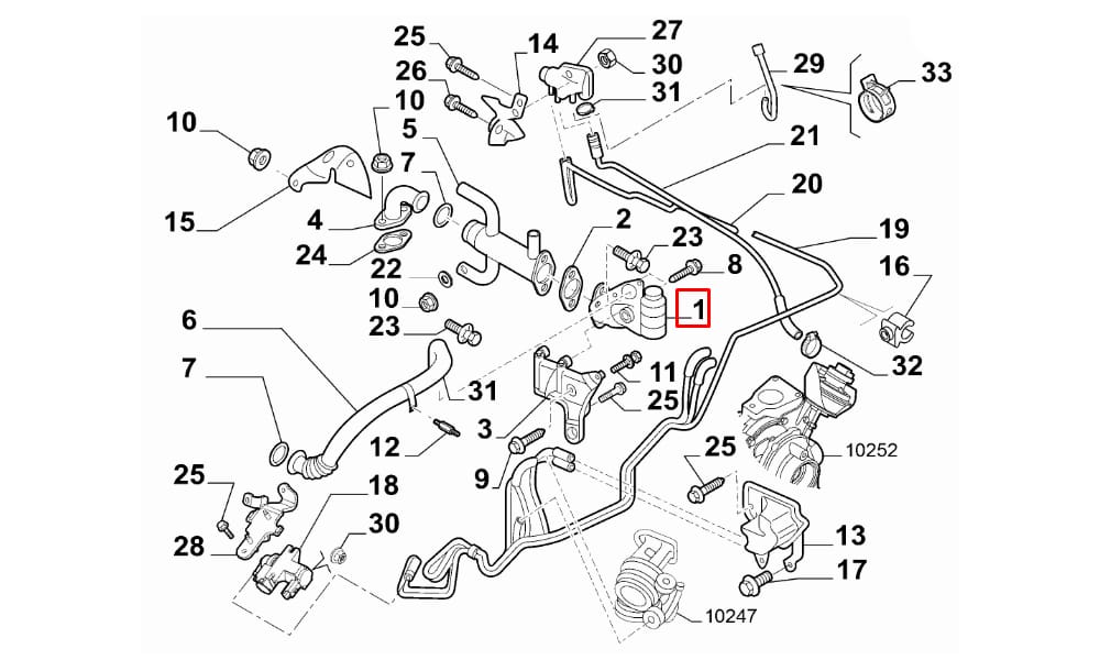Scudo 2.0 Egr Valfi Delphi